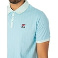 thumbnail image 4 of Fila Classic Vintage Stripe Polo Shirt, Blue, 4 of 5