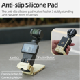 thumbnail image 2 of Tignapoo Sunnylife 761V3 Magnetic Mounting Bracket with Cold Shoe & 1/4" Adapter - 6 Strong Magnets, Cat-Ear Design, Silicone Pads for Stable Rotating Photography Expansion, Compatible with Osmo, 2 of 6