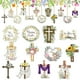 thumbnail image 1 of Decoraciones de Pascua 12 piezas Cruces de Pascua colgantes Decoraciones de Pascua resucitada Adornos colgantes de papel de Feliz Pascua Adornos para árbol de Pascua Decoraciones de Pascua Manualidade, 1 of 7