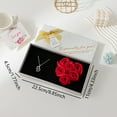 thumbnail image 6 of SDOHIG Preserved Red Real Rose with Necklace - Eternal Flowers Rose Birthday Gifts for Women Her Mom Wife Girlfriend Grandma on Valentines Mothers Day Christmas Anniversary Romantic-Red, 6 of 6