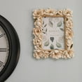 thumbnail image 4 of Vintage Picture Frames 5x7 Antique White and Gold Ornate Flower Picture Frames for Tabletop and Wall Mount Decorative Gallery Wall Decor Rustic Home Decor （5x7 inch）, 4 of 4
