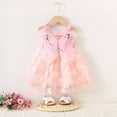 thumbnail image 2 of Jamsmile Toddler Girls Dress Cute butterfly Back bowknot Dress With Colorful Bow Mesh Embroidery Princess Tulle Tutu Dresses, 2 of 3