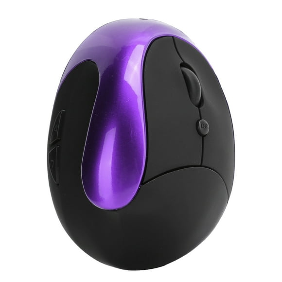 Optical Vertical Mouse, Wireless Optical Mouse Plug And Play Ergonomic For Office For Computer For Home For Gaming Purple