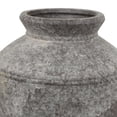 thumbnail image 2 of Accent Vase, Antique Brown Gray Ceramic, Modern Pot Shape, 16 Inch, 2 of 6
