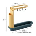 thumbnail image 1 of Estante Del Fregadero Soporte telescópico para fregadero bandeja ajustable para fregadero de cocina soporte para secado de jabón con esponja Sywqhk Libre de BPA, 1 of 8