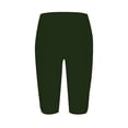 thumbnail image 5 of HAJWOH Women’s Capri Leggings Knee Length Leggings Stretch Summer Casual Athletic Running Workout Yoga Pants, 5 of 6