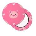 thumbnail image 7 of Uemuo Cartoon Pigs and Hearts Pattern Round Bar Stool Seat Covers Washable Stool Cushion Slipcover Elastic Bar Chair Covers-12 inch, 7 of 7