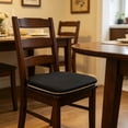 thumbnail image 6 of Leodye 1PCS Summer Flax Linen Horseshoe Chair Cushion, Strap Anti-slip Fixed Design, Soft Seat Pad for Household Dining Chair Daily Use -16.53x15.74in, 6 of 6