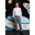 thumbnail image 2 of Pantalones de uniforme escolar KEYWANTS para niños, vestido gris claro 2T, 2 of 6