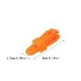 thumbnail image 4 of 10 piezas de abrazaderas de cuerda de viento Yuarrent para toldos Naranja, 4 of 6