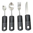 thumbnail image 1 of 4pcs Bendable Cutlery Disabled Utensil Adult Weighted Utensils Elderly Built Adults Adaptive Tableware Gadgets, 1 of 5