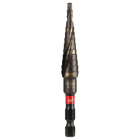 UPC: 0045242505050 | Milwaukee 48-89-9241 – #1 SHOCKWAVE Impact Duty Fractional Step Drill Bit