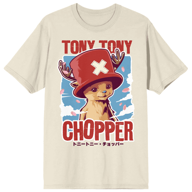 Chandail Unisexe une Pièce Live Action Tony Tony Chopper Naturel