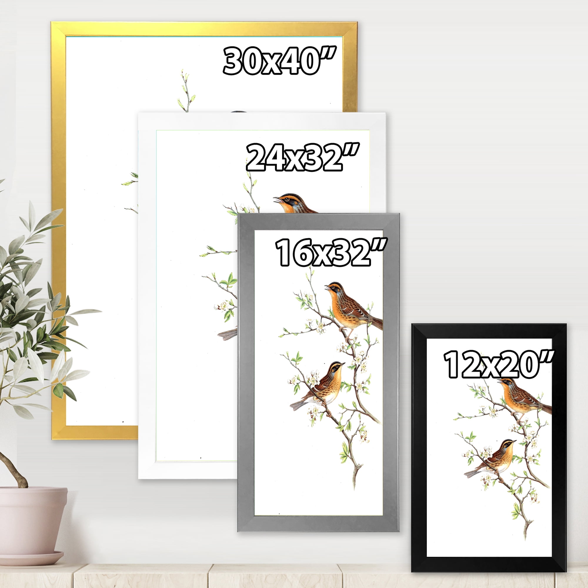 Designart 'Ancient Mammals II' Farmhouse Framed Art Print