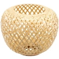 thumbnail image 1 of CRAFTHROU Pendant Lamp Shade Woven Wicker Lamp Shades Beige Rustic Style for Ceiling Lamps 1Pcs, 1 of 4