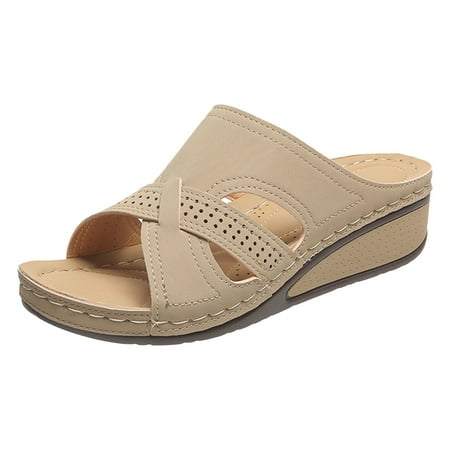 

Jungdeepe Women s Shoes Wedge Platform Sandals Fashionable Bohemian Sandals Shoes Women Dressy Beach Sandals for Women Size 11 H Sandals for Women Leather Go Sandal Womens Metallic Dress Sandals