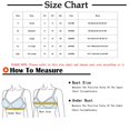 thumbnail image 3 of CHUANK Bras Easter Clearance Summer Fall Woman‘s Printing Gathered Together Daily Bra Underwear No Rims Blue, 3 of 6