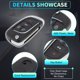 thumbnail image 5 of Carcasa de llave de 4 botones Unique Bargains, reemplazo de llavero de entrada sin llave para Chevrolet Camaro Equinox 2010-2019, para GMC Terrain 2010-2021, para Buick Regal 2011-2017 OHT01060512, 5 of 7