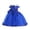 Blue, variant on CPNG Girls' Luxe Off-the-Shoulder Flower Girl Dress – Oversized Satin Bow, Intricate Embroidery & Tulle Ball Gown Skirt with Satin Trim for Weddings & Special Occasions