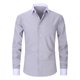 thumbnail image 1 of Blusa y camisa de manga larga con cuello vuelto para hombre, cárdigan a rayas con cuello vuelto, camisa de botones de estilo profesional, blusa de poliéster para hombre, 1 of 6