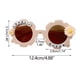 thumbnail image 2 of pstuiky Gafas de sol infantiles de moda para viajes. Gafas de sol para bebés con forma de girasol y alfabeto. Gafas de sol infantiles modernas con espejo., 2 of 2