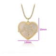 thumbnail image 2 of Collar Corazon Frecuencia Perla Natural Y Swarovski Oro Lam dorado Unitalla, 2 of 8