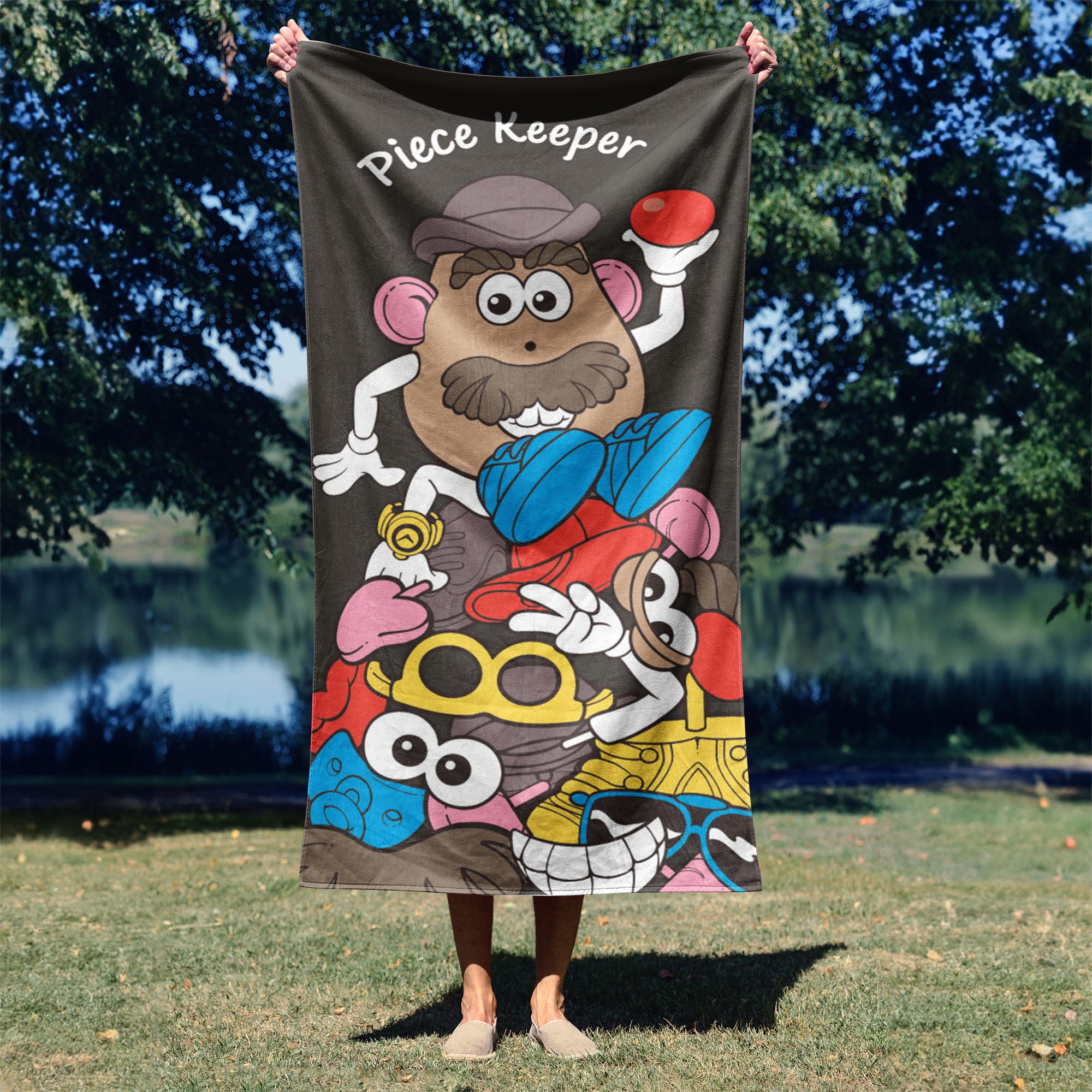 Potato Head Peace Keeper Microfiber Beach Towel 30x60 inches