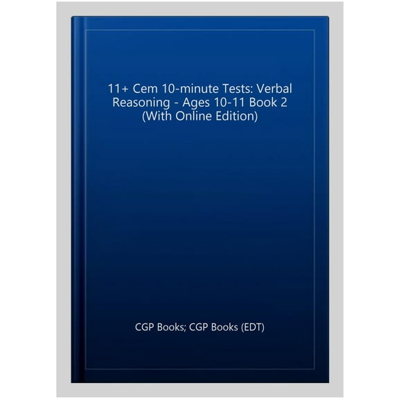 New 11  Cem 10-Minute Tests: Verbal Reasoning - Ages 10-11 B