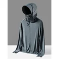 thumbnail image 7 of Summer UPF 100+ UV Proof Skin Coats Men Breathable Light Thin Cool Nylon Sun Protection Hooded Windbreaker Casual Jackets 8XL, 7 of 7
