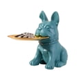 thumbnail image 1 of Decoración De Almacenamiento Figuritas de arte Bulldog con decoración de caja de almacenamiento de resina de palé para oficina (verde) Tmvgtek Libre de BPA, 1 of 8