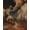 Brown, Pattern 1, variant on Design&I 8'x10' Washable Area Rug Earthy Tones Abstract Skull Art Surreal Landscape with Cosmic for Living Room, Family Extra Large Skid-Resistant Low Profile