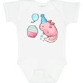 thumbnail image 3 of Inktastic Cute Axolotl Birthday with Cupcake Boys or Girls Baby Bodysuit, 3 of 5
