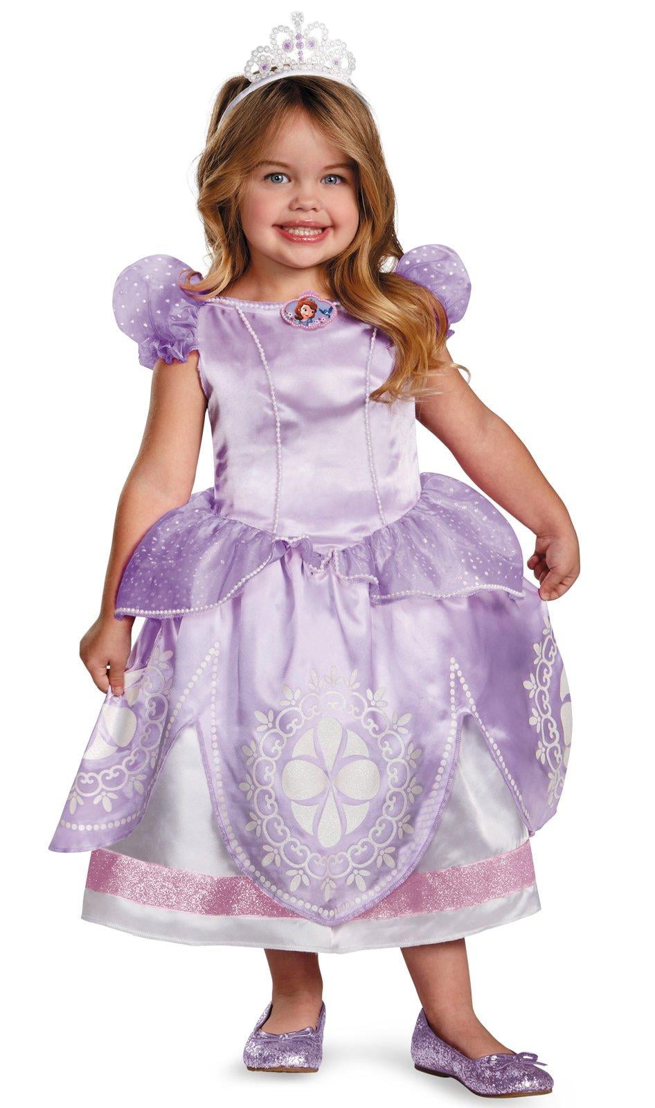 Girl's Sofia Deluxe Toddler Halloween Costume - Walmart.com