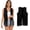 Black, variant on Women's Fringe Vest 60s 70s Hippie Vest Sleeveless Cowgirl Western Faux Suede Tassel Leather Jacket Hippie Party