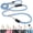 Blue, variant on AUTOWT Hands-Free Dog Leash, 10FT Adjustable Tangle-Free Reflective Waist Lead for Training