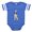 Royal Blue, variant on CafePress - Jack Russell Terrier - Cute Infant Baby Football Bodysuit