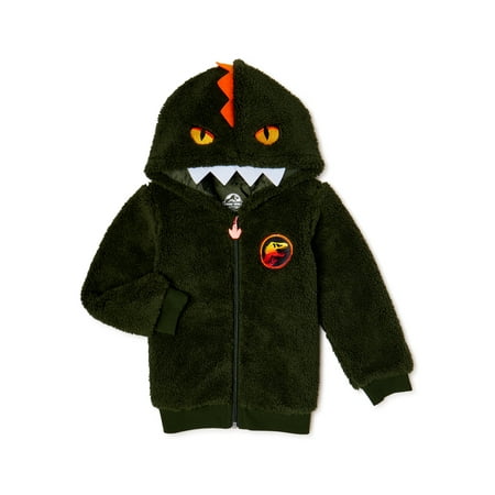 

Jurassic Park Baby and Toddler Boy Sherpa Cosplay Hoodie Sizes 12M-5T
