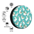thumbnail image 4 of Balery Cartoon Llamas Cubiertas para Neumáticos - Protector Resistente para Neumáticos de Camioneta, SUV, Remolque, Camper y RV-17 inch, 4 of 6