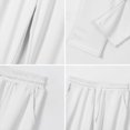 thumbnail image 5 of Resicozy Mens Baggy Sweatpants Loose Fit Cotton Casual Comfy Stretch Wide Leg Sweat Pants with Pockets White M, 5 of 5