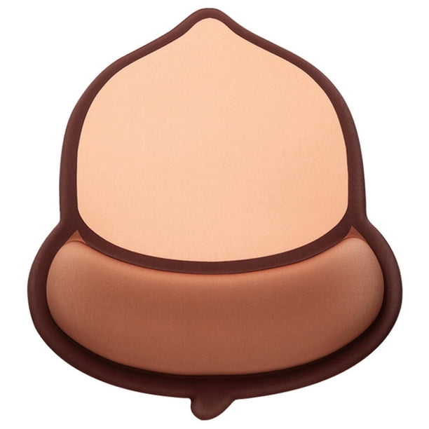 Alfombrilla para ratón, Alfombrilla para ratón con diseño de Nuez Linda, Soporte para muñeca para Alfombrilla para ratón, Compatible con la Oficina y el hogar