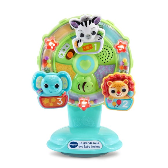 VTech Turn & Learn Ferris Wheel™ Interactive Baby Toy With Suction Cup - French Version