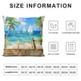 thumbnail image 5 of Orinice sailboat Graphic Decorative Throw Pillow Cover for Home Couch 12x12in, 5 of 5