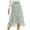 Green, variant on Vedolay Mini Skirt Skirt for Women Summer Casual Flowy Ruffled Hemline Long Skirt,Green L