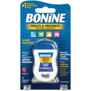 Bonine Raspberry Motion Sickness Relief Chewable Tablets, 12 count