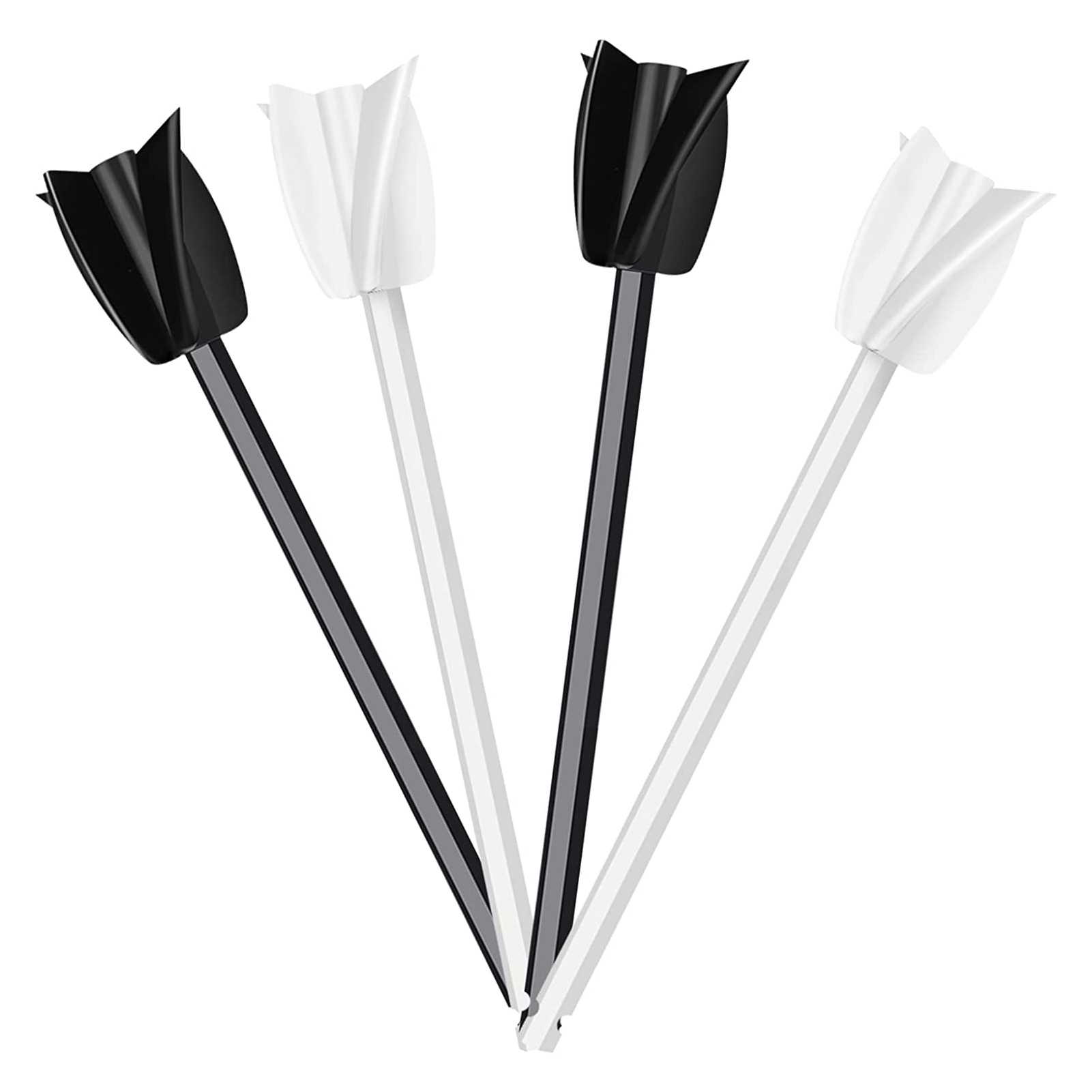 SHIYAO 4 Pcs Epoxy Mixer Attachment for Drill, Reusable Paint and Resin