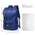 thumbnail image 2 of KAUKKO School Travel mochila para universidad flexible con portátil para 15",22L(Nylon/Gris) KAUKKO EP5-3-blue, 2 of 5