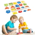 thumbnail image 1 of Tablero Clasificación A Juego Colores Montessori Juguete para Y Niñas (12 Agujeros), 1 of 9