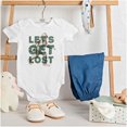 thumbnail image 3 of Bigfoot Let's Get Lost Outdoors Gender Neutral Printed Baby Bodysuit Brisco Brands NB, 3 of 6