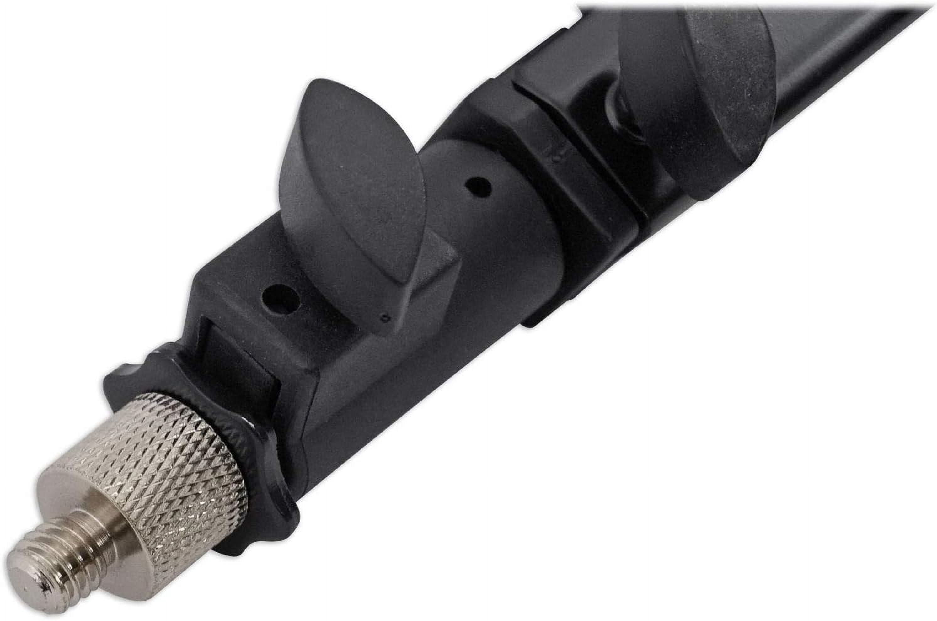 BT4 Heavy Duty Telescoping Microphone  Stand with Tripod Cast Base for Professional Audio