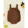 thumbnail image 4 of Newborn Baby Boys Girls Halloween Clothes Sleeveless Overalls Embroidery Rompers Suspender Jumpsuit Fall Outfit, 4 of 8